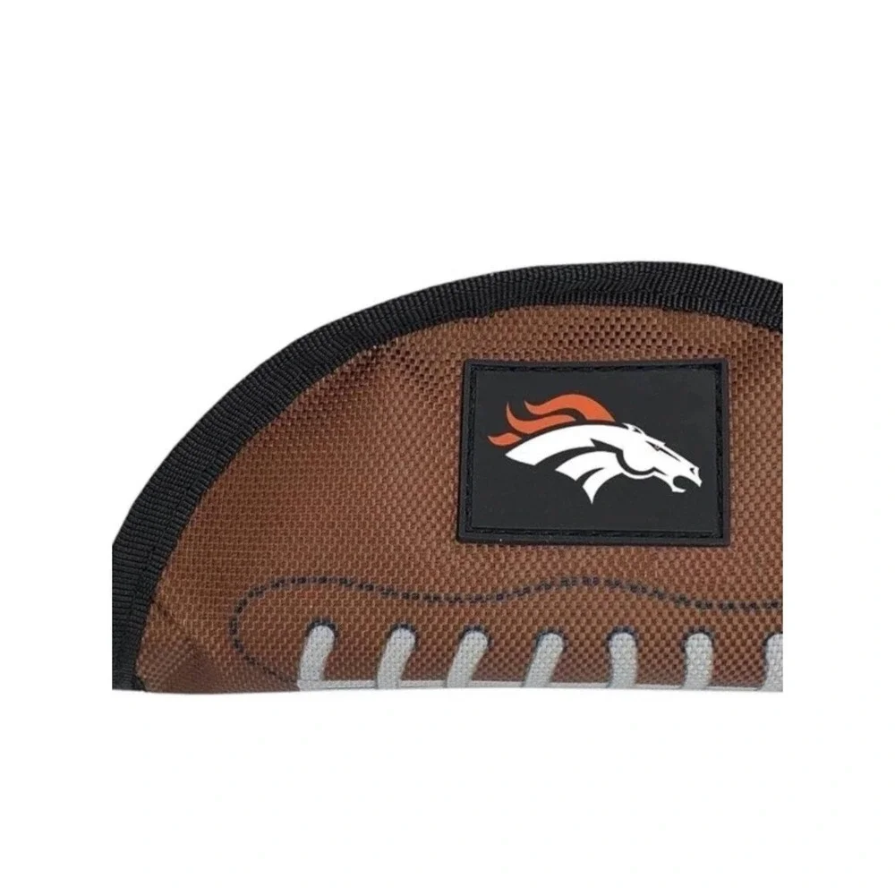 NFL collapsible bowl for your pet in black and brown, L29.‎